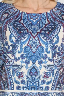 Oui 96408 T-shirt korte mouw Blauw