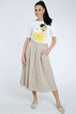 Oui 97518 T-shirt korte mouw Wit