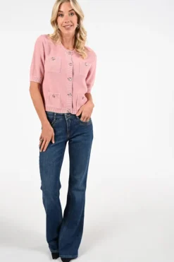 Oui 96613 Vest Roze