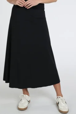 Penn & Ink Anna Rok wijd lang Zwart
