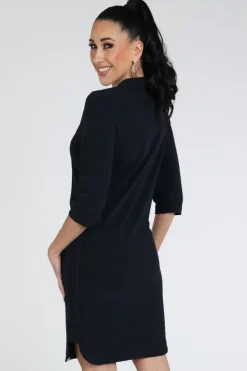 Penn & Ink Jill Jurk driekwart mouw Marine
