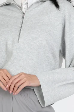 Penn & Ink S26B392 Sweater Licht grijs
