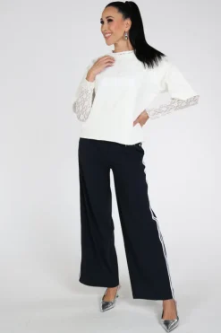 Penn & Ink S26F1835 Sweater Off white