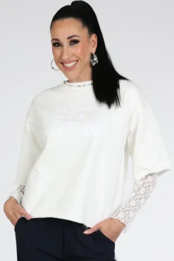 Penn & Ink S26F1835 Sweater Off white
