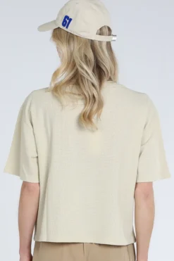 Penn & Ink S26F1839 T-shirt korte mouw Beige