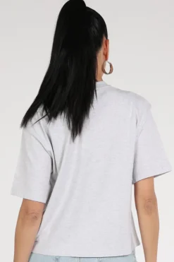 Penn & Ink S26F1812 T-shirt korte mouw Licht grijs