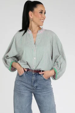 Pom Amsterdam SP9548 Blouse lange mouw Licht roze