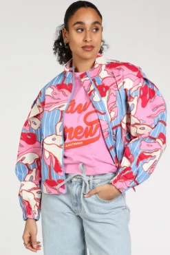 Pom Amsterdam SP9528 Bomber Blauw