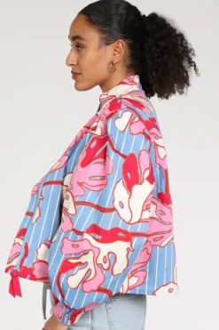 Pom Amsterdam SP9528 Bomber Blauw