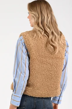 Pom Amsterdam SP9015 Gilet Camel