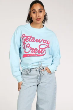 Pom Amsterdam SP9522 Sweater Licht blauw