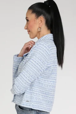 Roberto sarto 611051 Blazer Licht blauw