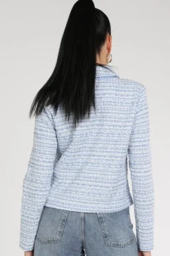 Roberto sarto 611051 Blazer Licht blauw
