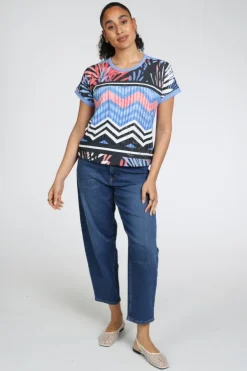 Roberto sarto 611115 T-shirt korte mouw Blauw