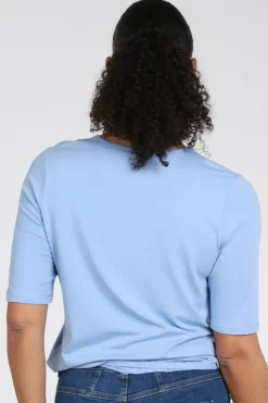 Roberto sarto 611113 T-shirt korte mouw Blauw