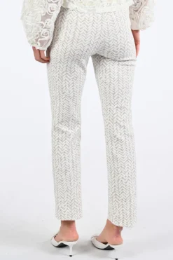 Rosner Alisa Slim Easy  Broek Beige