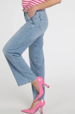 Rosner Audrey Wide Leg  Jeans Light blue denim