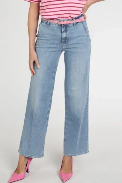Rosner Audrey Wide Leg  Jeans Light blue denim