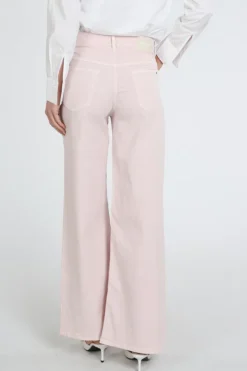 Rosner Audrey Wide Leg Palazzo  Jeans Licht roze