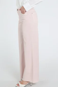 Rosner Audrey Wide Leg Palazzo  Jeans Licht roze