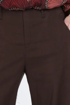 Rosner Mara Wide Leg  Broek Bruin