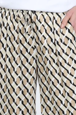 Rosner Mara wide leg easy Broek Zand