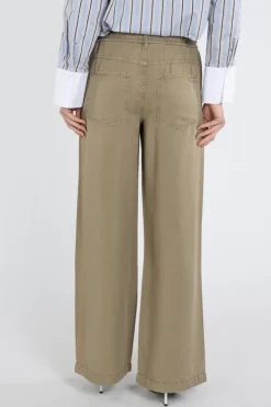 Rosner Masha Wide Leg Sporty  Broek Olijf