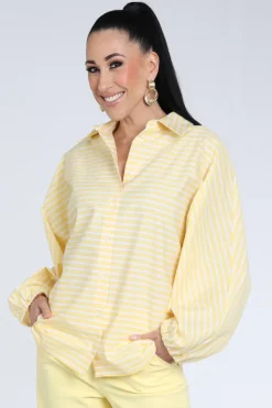 Studio Anneloes 13889 Blouse lange mouw Geel