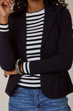 Studio Anneloes 94811 bright Blazer Zwart