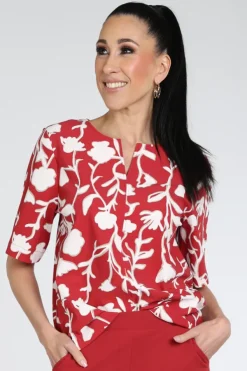 Studio Anneloes 13659 Cyra T-shirt korte mouw Rood