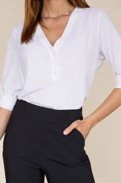Studio Anneloes 94842 evi Blouse lange mouw Wit