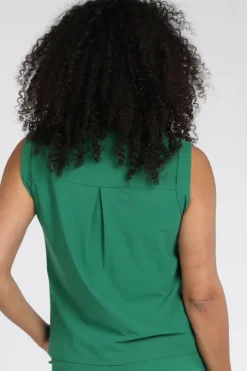 Studio Anneloes 13715 Georgie Blouse mouwloos Groen