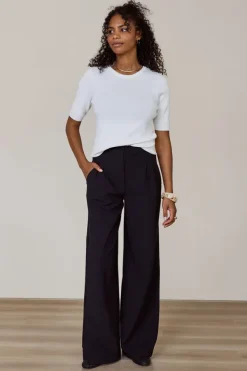 Studio Anneloes 91530 lana Pull korte mouw Wit