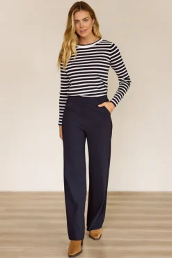 Studio Anneloes 91500 luna T-shirt lange mouw Marine