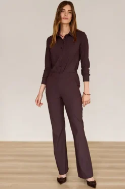 Studio Anneloes 94802 poppy Blouse lange mouw Bruin