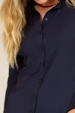 Studio Anneloes 94802 poppy Blouse lange mouw Marine