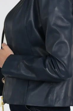 STUDIO AR by ARMA cassie Leren blazer Marine