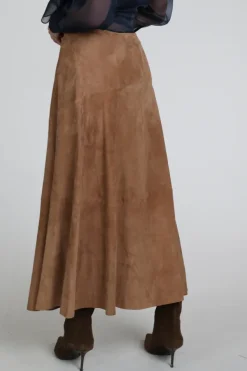 STUDIO AR by ARMA maria Rok wijd lang Camel