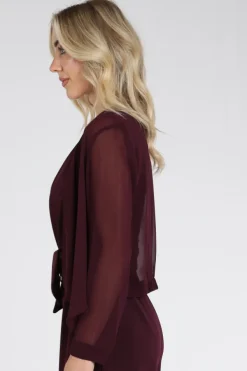 Vera Mont 0389-4825 Blouse lange mouw Bordeauxrood
