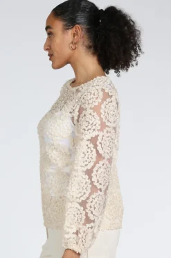 Vera Mont 36644216 Blouse lange mouw Champagne