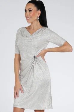 Vera Mont 03874082 Jurk korte mouw Goud