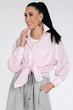 WithBlack WBLMARLEEN LS Blouse lange mouw Licht roze