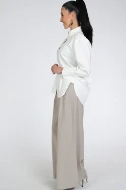 WithBlack WBLNOA Blouse lange mouw Wit