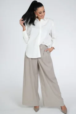 WithBlack WBLNOA Blouse lange mouw Wit