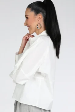 WithBlack WBLREBECCA Blouse lange mouw Wit