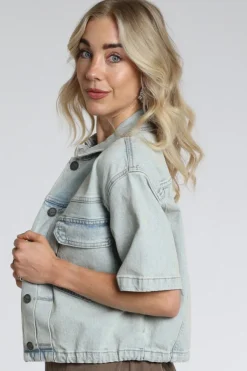 Yaya 01-511052-604 Bomber Light blue denim