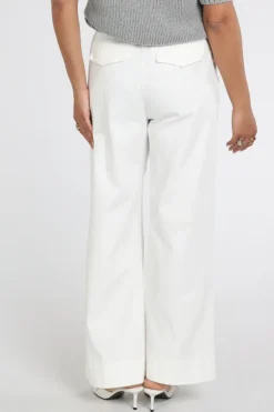 Yaya 01-301246-603 Broek Off white