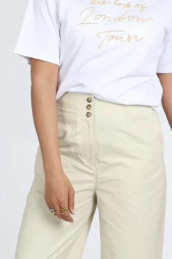Yaya 01-301250-604 Broek Taupe