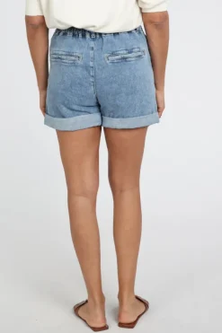 Yaya 01-321031-604 Short Blue denim
