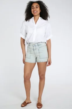 Yaya 01-321030-604 Short Light blue denim